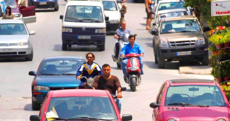 Traffic in Crete